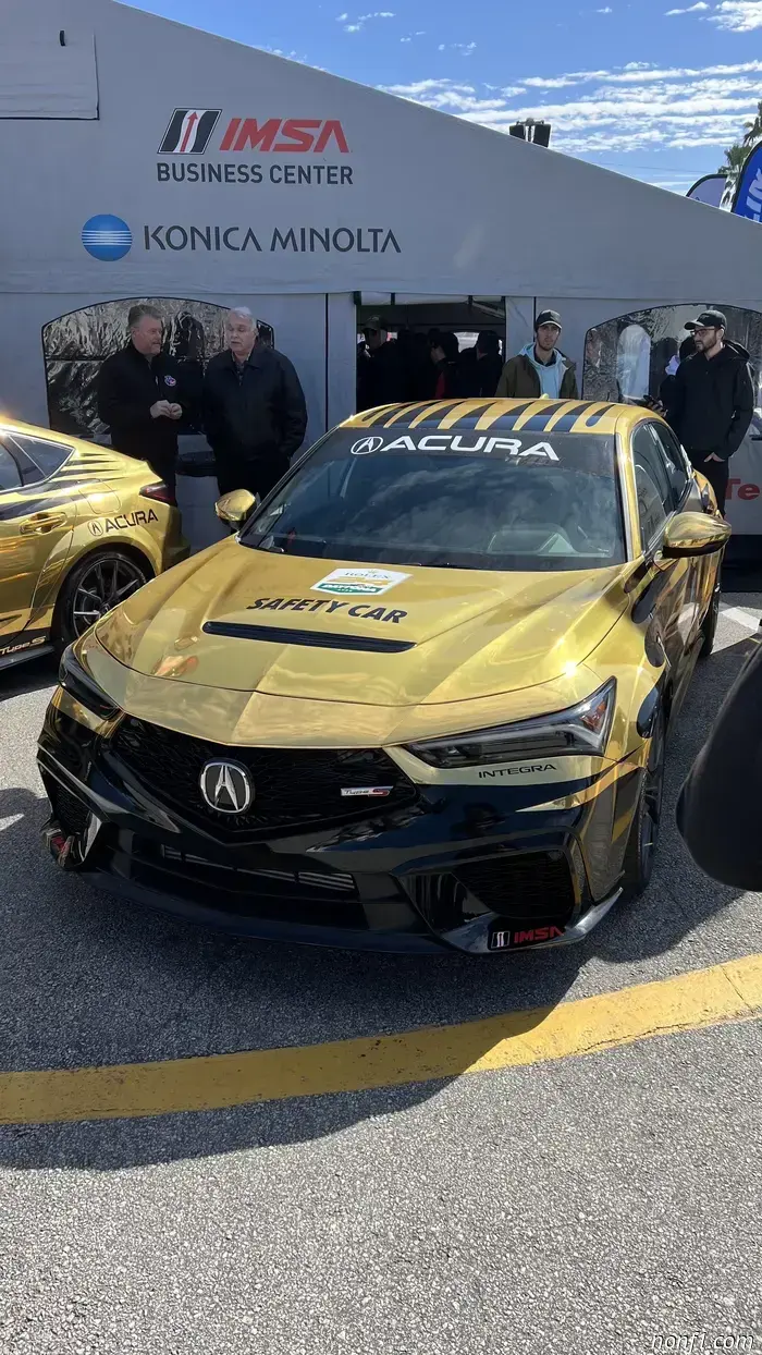 The Acura Integra Type S Safety Car for this year’s Rolex 24 could potentially be seen from space.