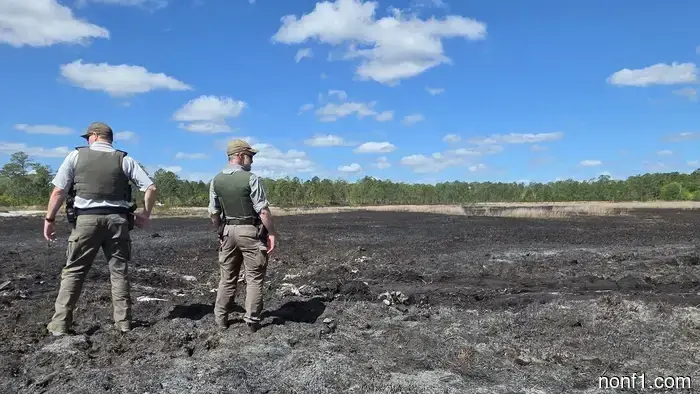 Incendio forestal masivo causado por un conductor de jeep que intentaba liberarse del barro