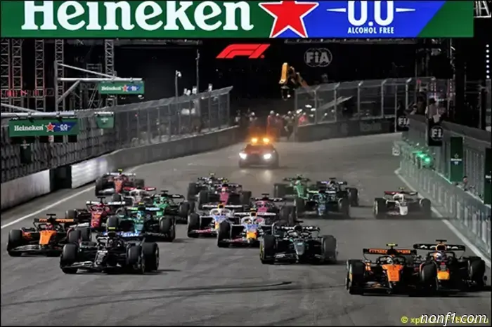 Las Vegas Grand Prix: Verstappen - Norris - Russell