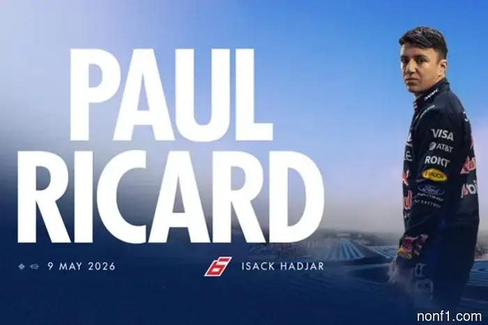 Айзек Хаджар примет участие в управлении Red Bull RB7 на трассе Поль Рикар.