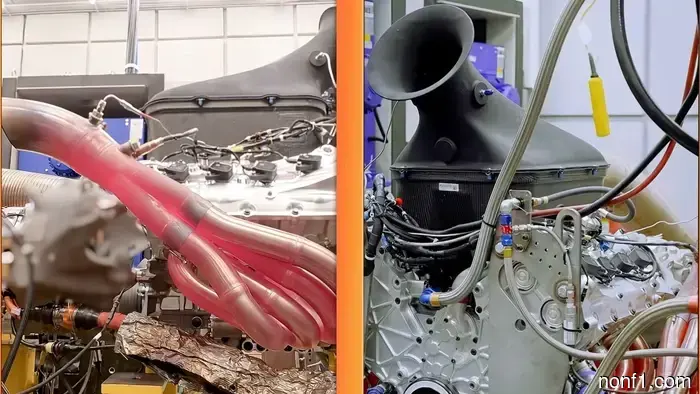 Смотрите, как гиперкар Ford V8 разгоняется по кругу на Ле-Мане на динамометрическом стенде.