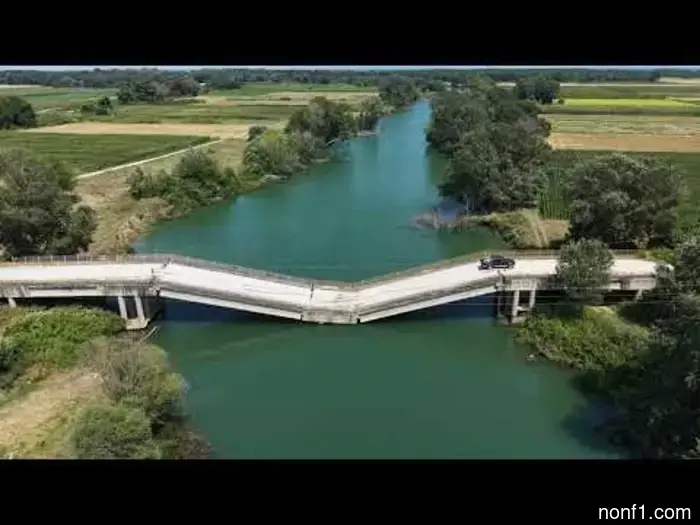 Residents Continue to Use This Damaged Bridge as It's Faster Than the Alternative Route
