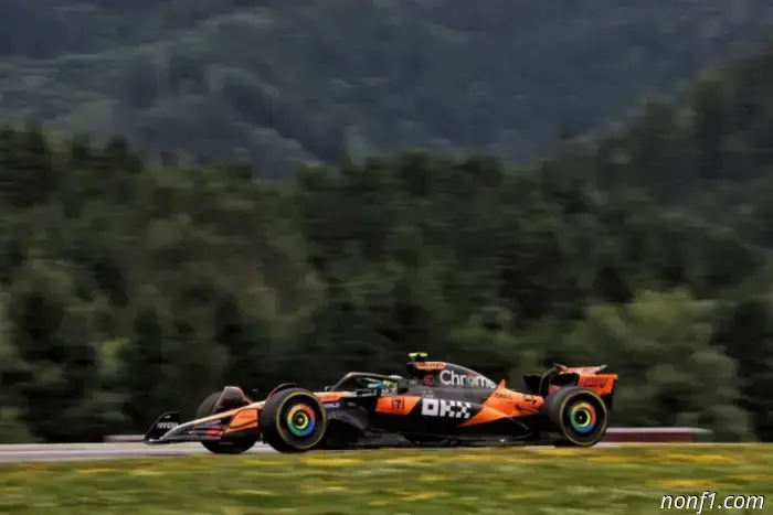 En McLaren están actualizando el coche para ayudar a Norris.
