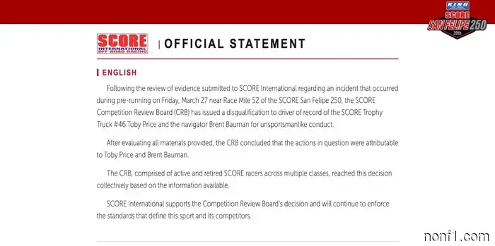 Red Bull Racers Disqualified for Booby-Trapping in Desert Rally Sabotage Controversy