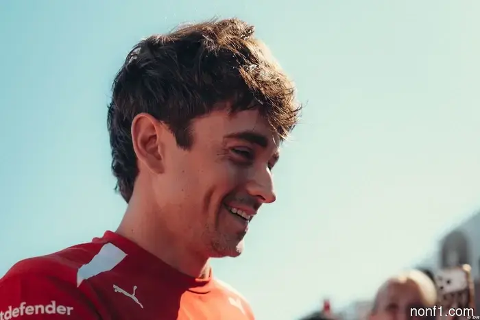 Leclerc dismisses the pressure from Hamilton as Ferrari's performance evolves.