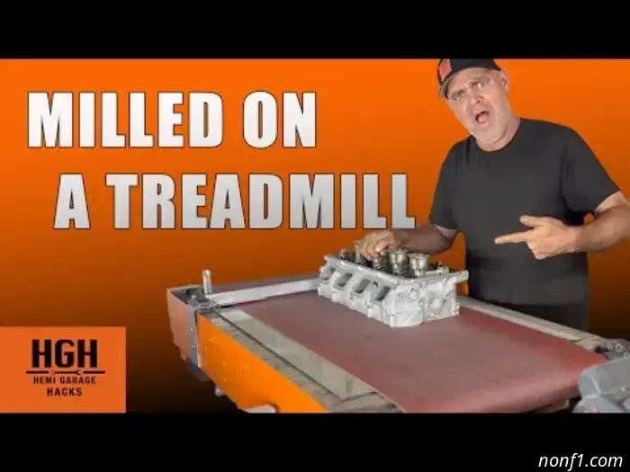 Indeed, you can resurface cylinder heads using a treadmill... if you're feeling adventurous.