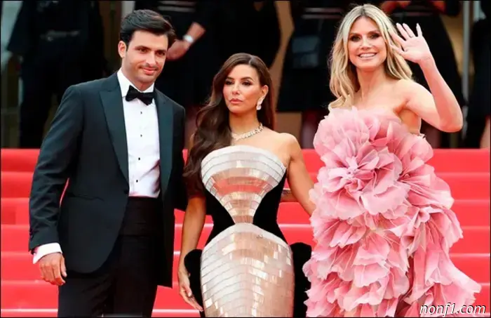 Carlos Sainz participated in the opening of the Cannes Film Festival