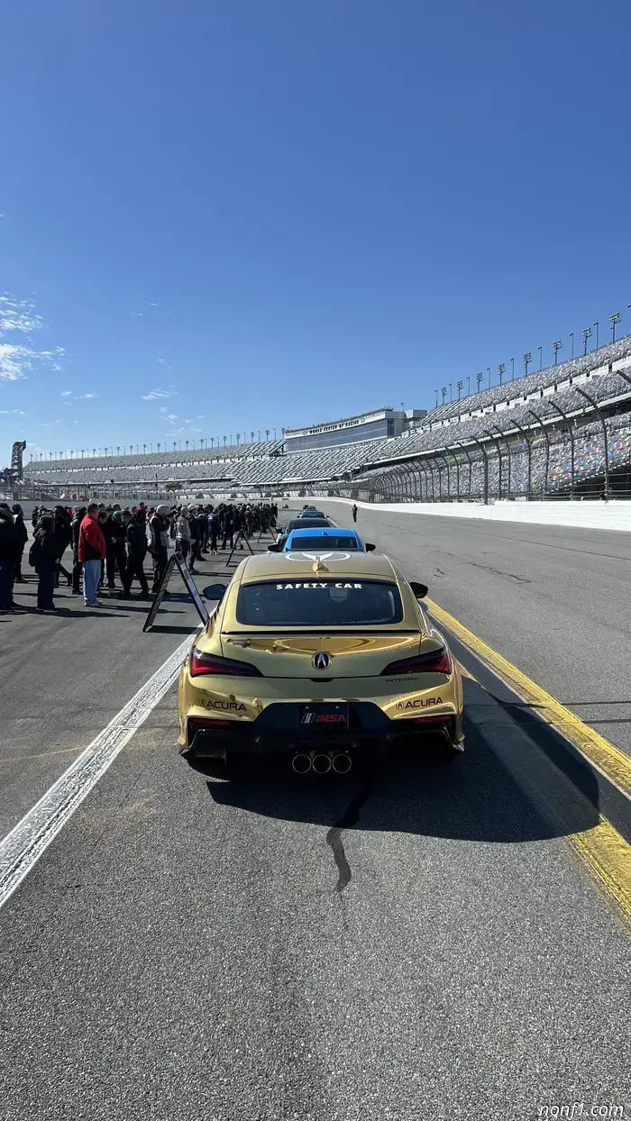 The Acura Integra Type S Safety Car for this year’s Rolex 24 could potentially be seen from space.