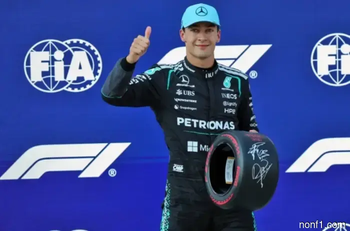 Russell: I slowed down before that turn.