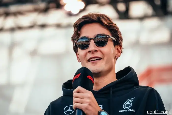 Russell optimistic about Mercedes' future despite Verstappen discussions.