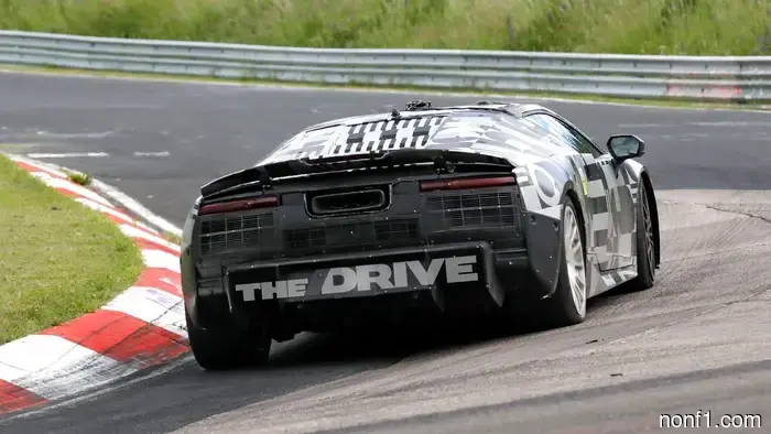 Spotted: Audi Is Currently Testing Its Newly Unveiled Nuvolari Supercar at the Nurburgring.