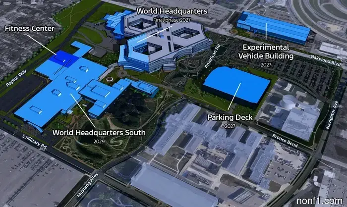 Ford is changing the names of the streets on the 'Carroll Shelby Way' campus.