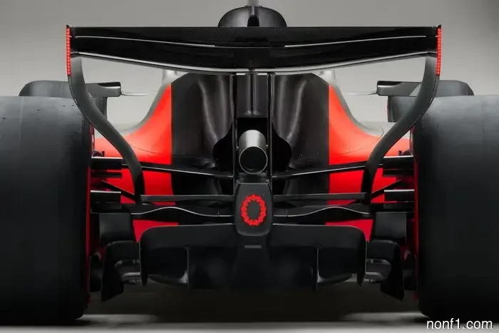 Audi's inaugural F1 car is straightforward yet stunning.