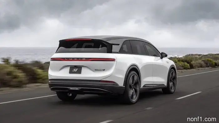 The Lucid Gravity GT-S is a SUV inspired by sapphire, boasting 1,070 horsepower.
