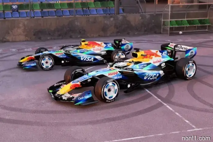 En Racing Bulls mostraron el diseño del coche para Barcelona.