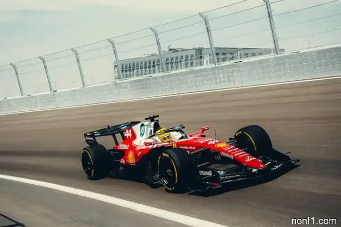 Ferrari is the first team to evaluate the MadRing racetrack.