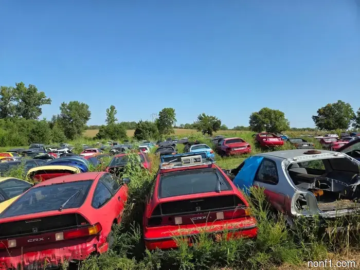 In Kansas, there’s a 'CRX Farm' offering a vast collection of classic Honda parts for sale.