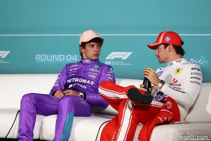 Leclerc retrocede tras la crítica de Antonelli en Miami