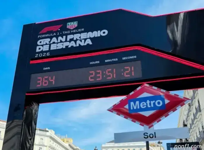In Madrid, the countdown to the first race has begun.