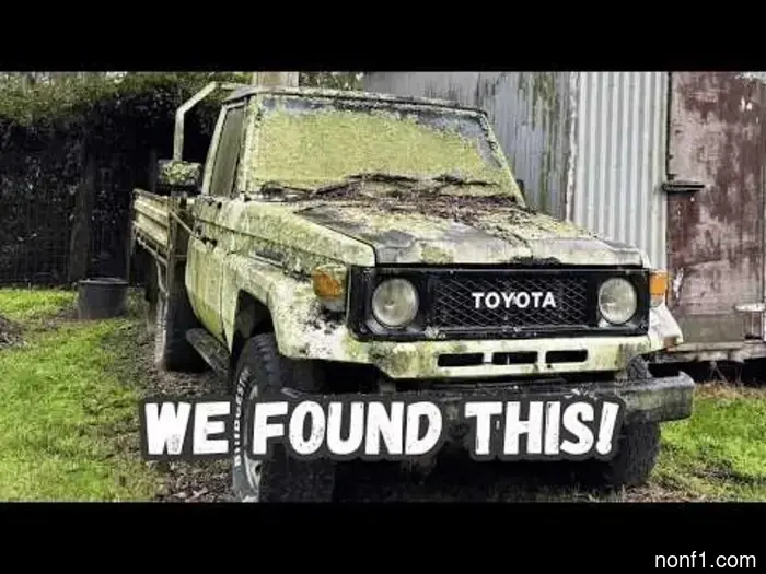 Видеозапуск Toyota Land Cruiser, покрытого мхом, доказывает, что легенды никогда не умирают