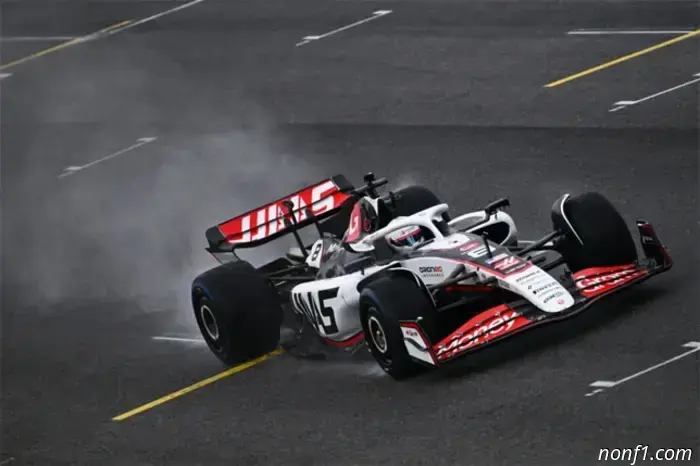 Video: Romain Grosjean returned behind the wheel for Haas