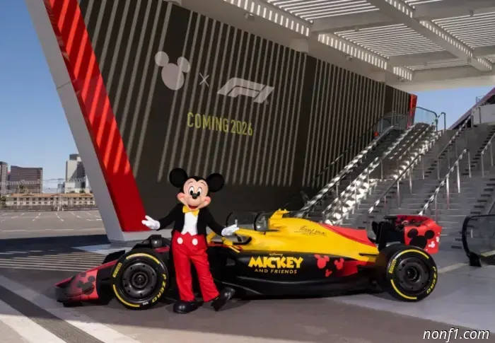 Formula 1 is getting ready to make friends with Mickey Mouse