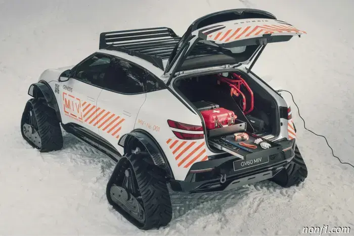 Genesis Equipped a GV60 with Snow Treads Since It's Awesome, Alright?