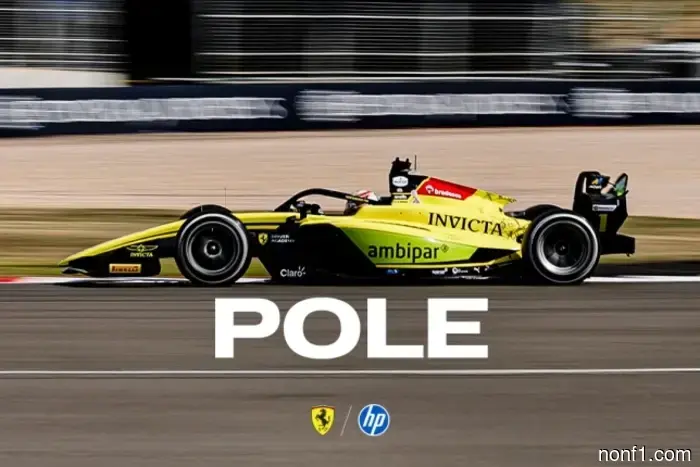 F2: Rafael Kamara starts from pole in Silverstone.