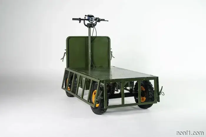 The StepRanger is a cargo carrier designed to fit into spaces where trucks cannot.