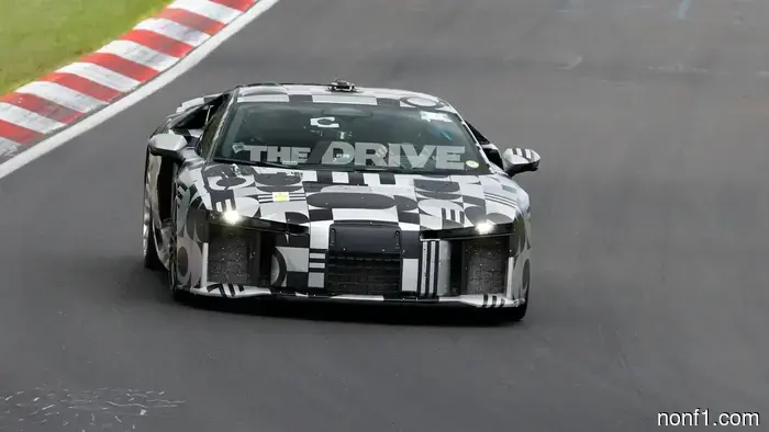 Spotted: Audi Is Currently Testing Its Newly Unveiled Nuvolari Supercar at the Nurburgring.