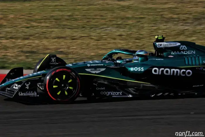 Alonso misses FP1 due to a back injury.