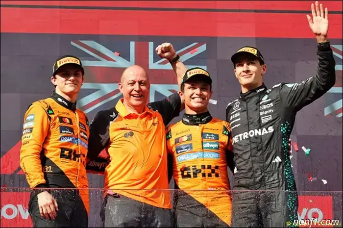 Gran Premio de Hungría: Norris - Piastri - Russell