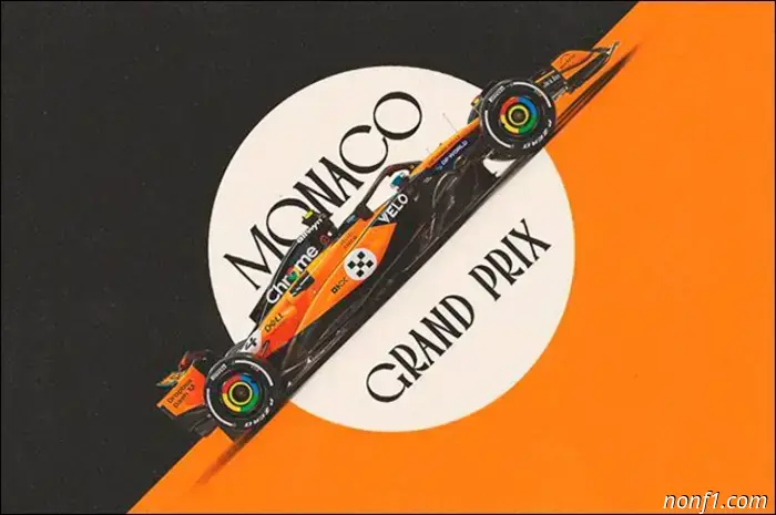 McLaren showed coloring pages for Monaco and Barcelona