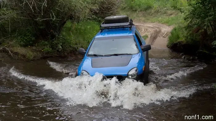 Indeed, you require this Isuzu Vehicross that has been fitted with a Lexus V8 and a five-speed transmission.