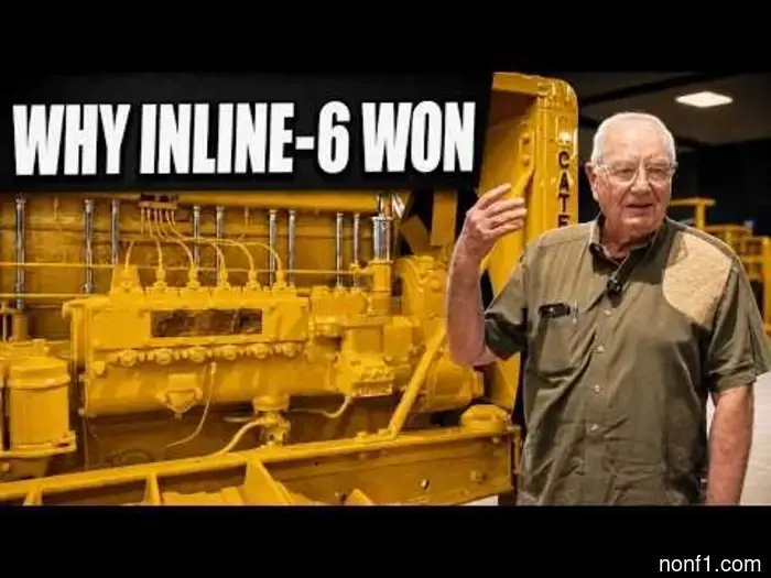 Escucha a un ex ingeniero de CAT explicar por qué los motores de seis en línea son mejores que los V8 para trabajos pesados.