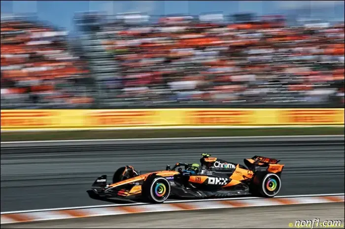 Lando Norris was the fastest on Saturday morning.