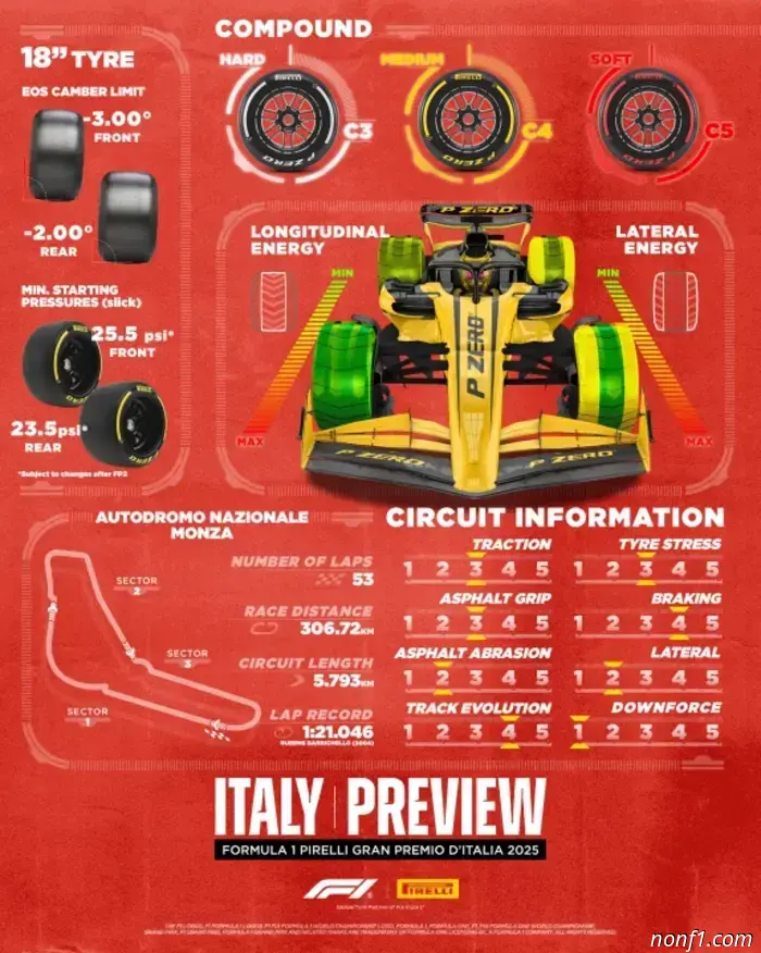 Pirelli expects one pit stop, but does not rule out two.
