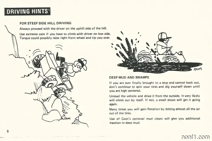 Purchase this 1970s amphibious ATV featuring four-wheel steering.