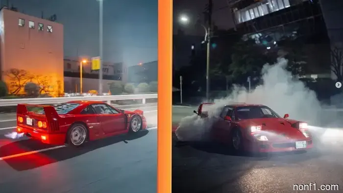 Lewis Hamilton Takes on a Ferrari F40 in His Latest 'Tokyo Drift' Video