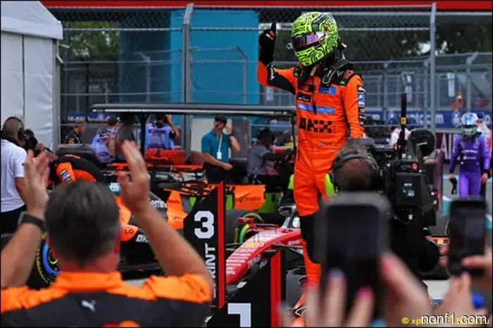 Lando Norris won the sprint in Miami.