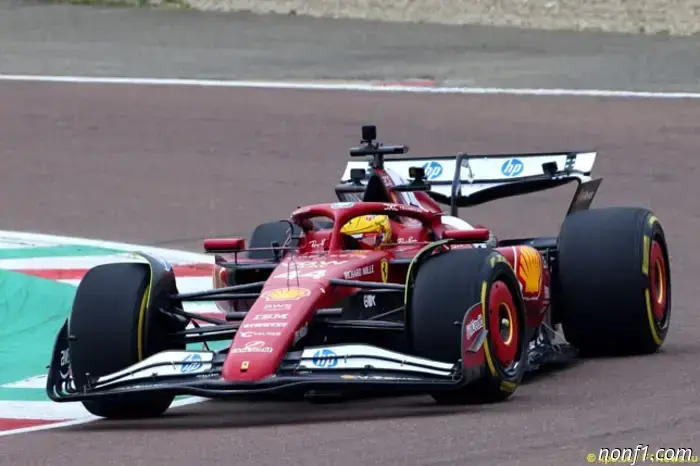 Video: Lewis Hamilton starts running SF-25