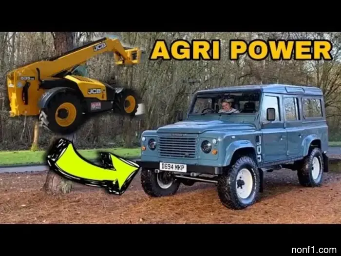 Use Your Tax Refund to Purchase a Backhoe-Engined Land Rover Defender