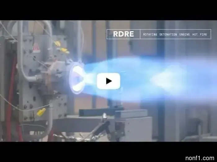 Take a look at the spiral exhaust flame emitted by this rotating detonation rocket engine.