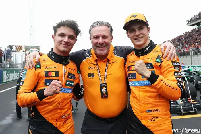 Brown refutes Palou's assertion and dismisses any alterations to the team strategy.