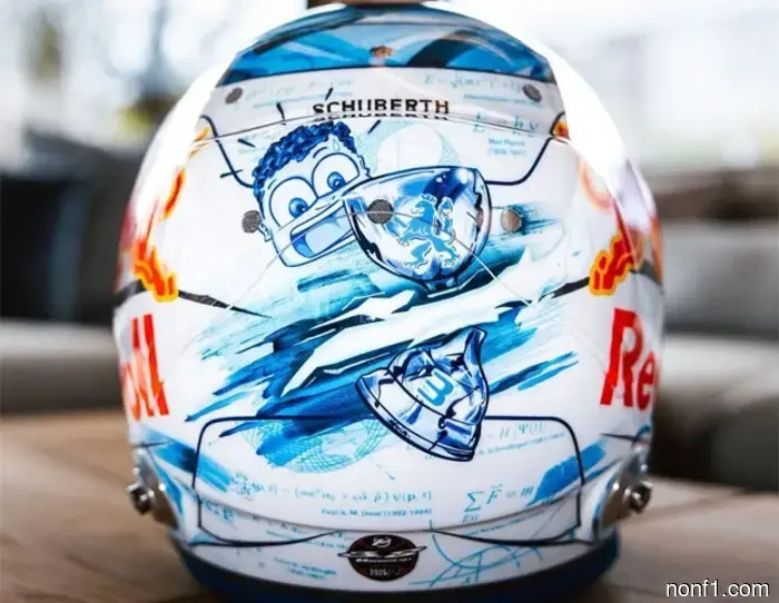 Айзек Хаджар presentó un casco para la etapa en Zandvoort