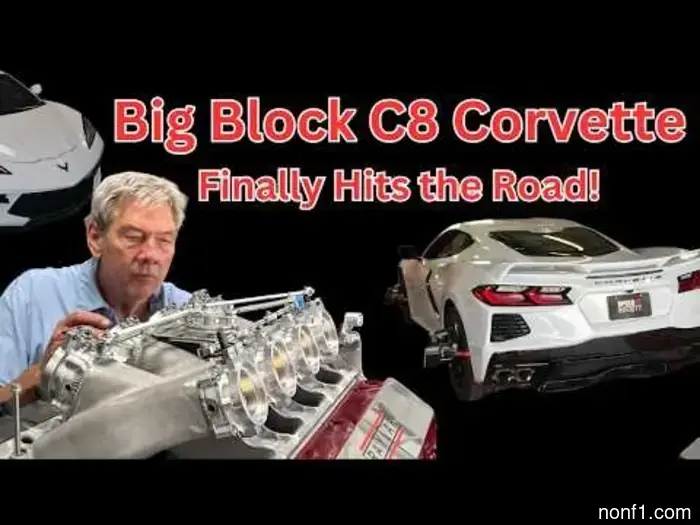 El primer Corvette C8 con motor Big Block de 8.1L del mundo finalmente llega a la carretera.