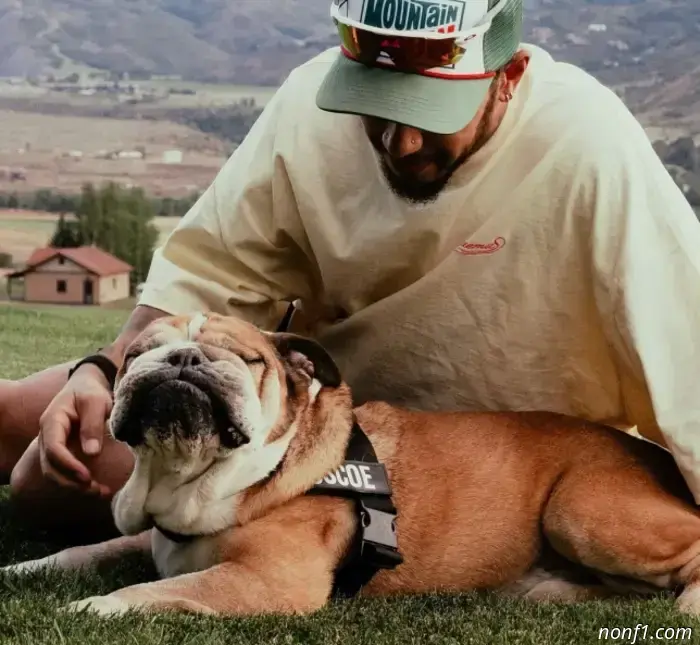 Lewis Hamilton announced the death of his beloved dog.