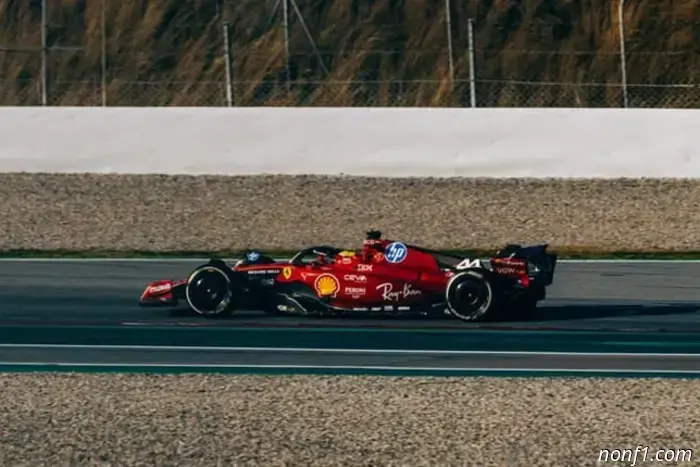 Lewis Hamilton crashed the car at the test.