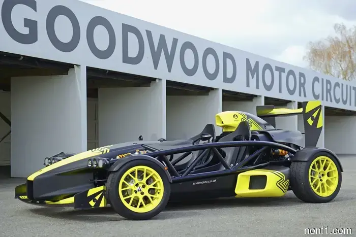 The Ariel Atom 4RR is a street-legal go-kart with a power output of 525 horsepower.