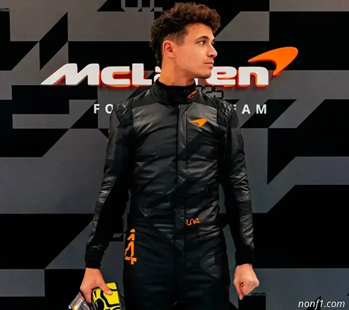 McLaren has unveiled a black uniform for 2025